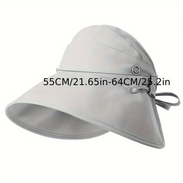 2pcs sets women's sun hats, wide brim semi open crown, breathable summer outdoor cap, adjustable strap, foldable, for horse racing events & casual outings, durable headwear, sun hats for women, quick dry fabric hat, elegant sun visor, sporty sun cap