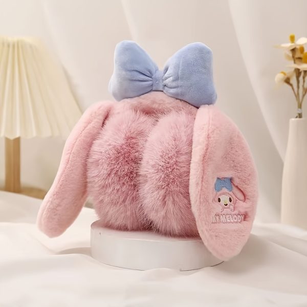 1pc sanrio cartoon thick earmuffs, cute, soft, comfortable, warm, windproof and cold, suitable for autumn and winter, business travel