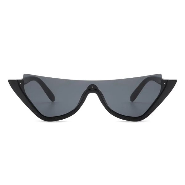 retro half frame fashion cat eye glasses