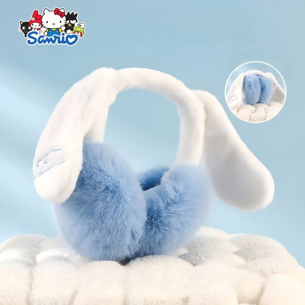 1pc sanrio cartoon thick earmuffs, cute, soft, comfortable, warm, windproof and cold, suitable for autumn and winter, business travel