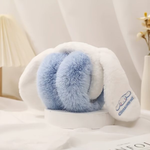 1pc sanrio cartoon thick earmuffs, cute, soft, comfortable, warm, windproof and cold, suitable for autumn and winter, business travel