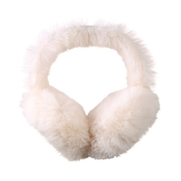 2pcs women's winter ear muffs wind resistant plush fleece lining, soft fur exterior, adjustable strap for cycling, motorcycle, outdoor activities (black &), ear cover for winter, cycling essentials, fleecelined comfort