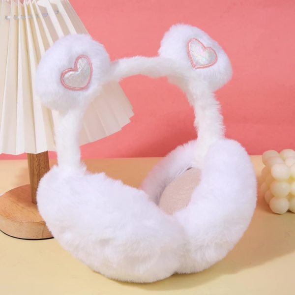 foldable bear ear muffs women's new winter warm and antifreeze ear warm