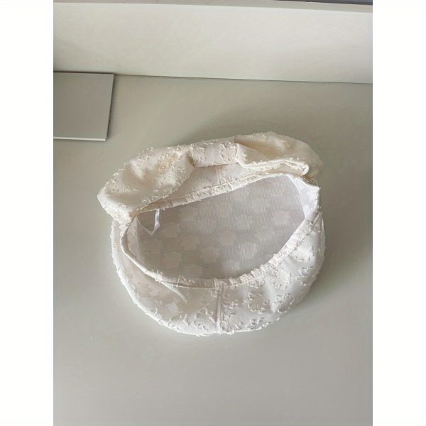 women's vintage beret hat soft lightweight facial accentuating painter style, for parties, everyday & formal events retro french artist look, elegant french inspired hat, party accessory, structured headwear