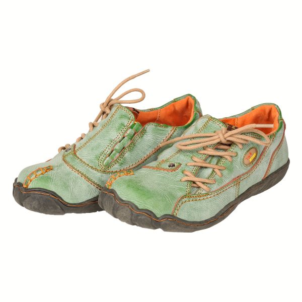 tma eyes fashion irregular splicing hand stitching design anti slip and durable women's daily matching flat shoes