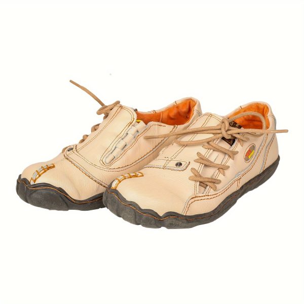 tma eyes fashion irregular splicing hand stitching design anti slip and durable women's daily matching flat shoes