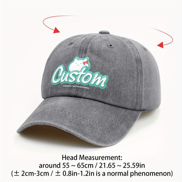 10pcs, customizable logo and personalized photo baseball caps, suitable for company team building logos or event parties, event customization, family customization