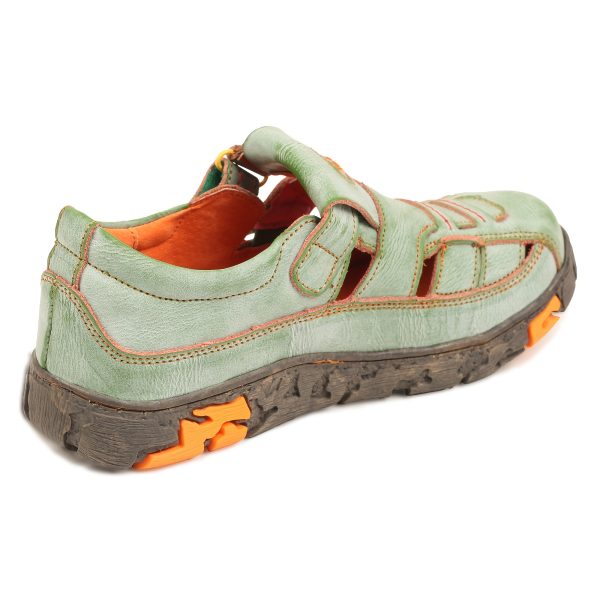 tma eyes women's y2k retro casual sandals breathable contrast color two tone design, slip on comfort with closure, flat sole & cushioned insole all season versatile shoes for mother's day gift