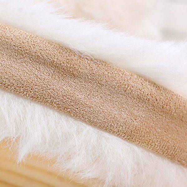 2pcs women's winter ear muffs wind resistant plush fleece lining, soft fur exterior, adjustable strap for cycling, motorcycle, outdoor activities (black &), ear cover for winter, cycling essentials, fleecelined comfort