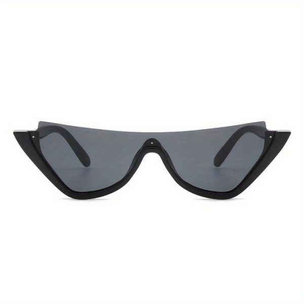 retro half frame fashion cat eye glasses