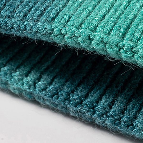 1pc vibrant teal tie dye knit beanie hat for men & women warm winter skull cap with ear flaps, soft cotton blend, hand washable, outdoor headwear, cold weather gear|tiedye beanie|stretchy knit cap