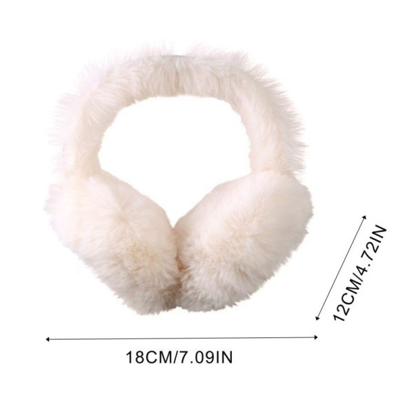 2pcs women's winter ear muffs wind resistant plush fleece lining, soft fur exterior, adjustable strap for cycling, motorcycle, outdoor activities (black &), ear cover for winter, cycling essentials, fleecelined comfort
